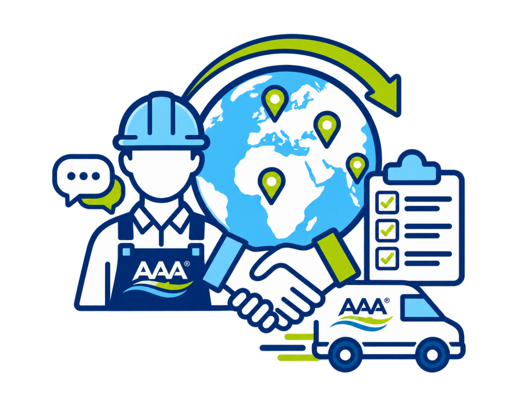 AAA customer support and service throughout the project lifecycle