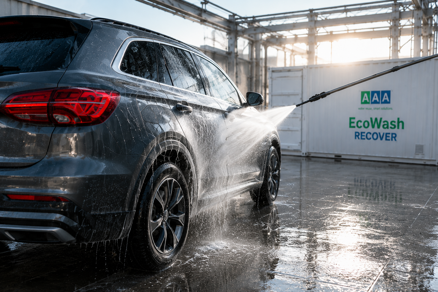 EcoWash Recover water recycling system for vehicle washing